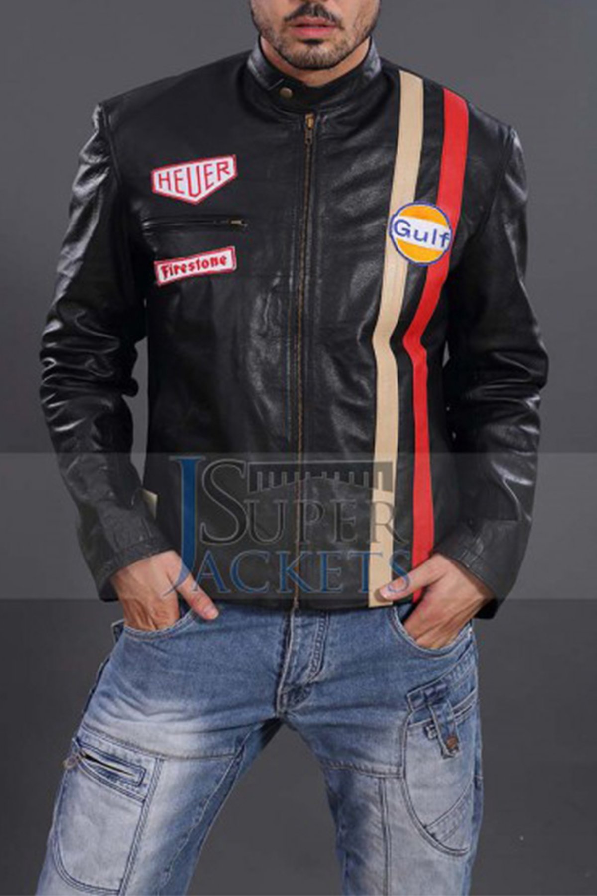 Mcqueen Grand Leather Jacket