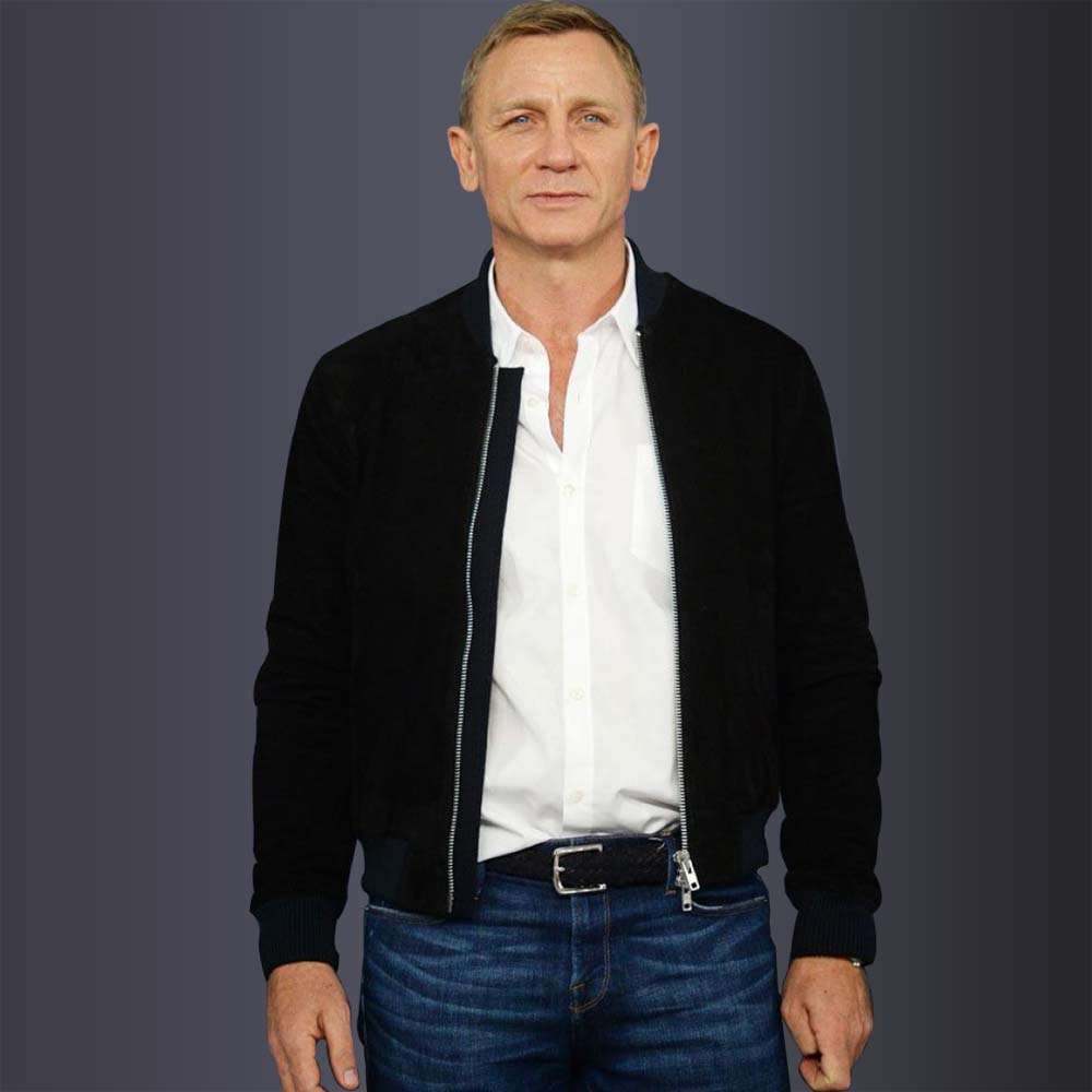 Daniel Craig Spectre Promotion Bomber Jacket