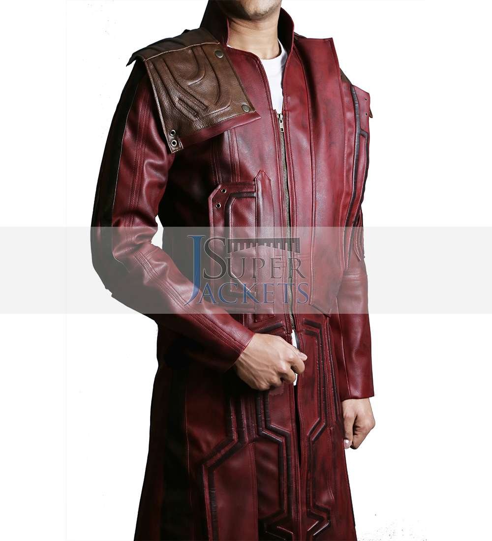 Guardians of Galaxy Vol 2 Star Lord Faux Leather Coat