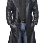 Blade Runner Ryan Gosling Men's Black Leather Fur Jacket