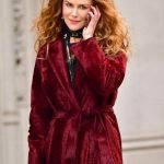 Nicole Kidman The Undoing Grace Fraser Maroon Velvet Coat