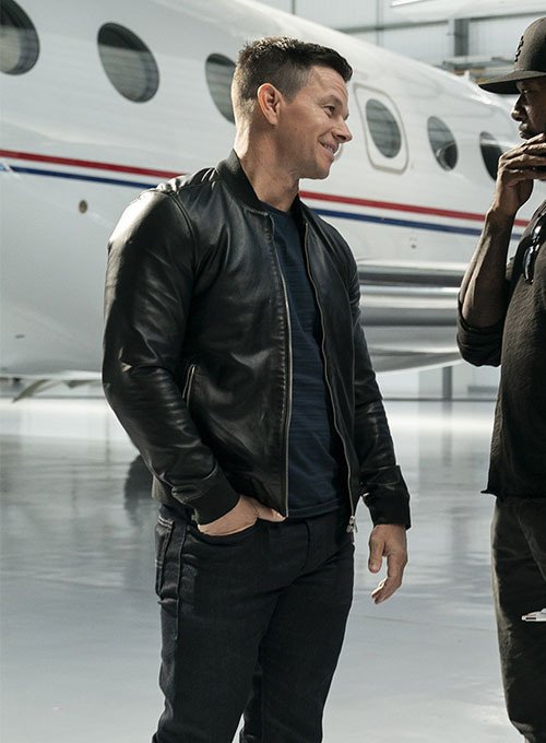 Infinite Mark Wahlberg Leather Jacket