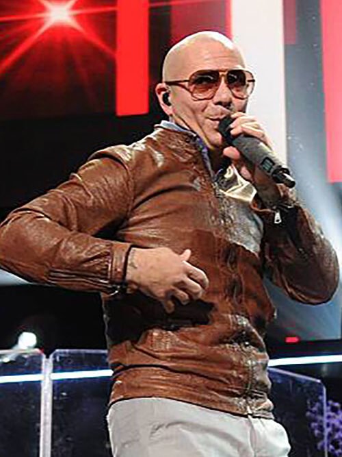 PITBULL BROWN LEATHER JACKET