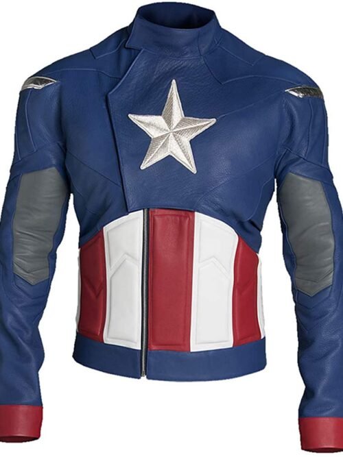 Chris Evans Captain America Leather Jacket