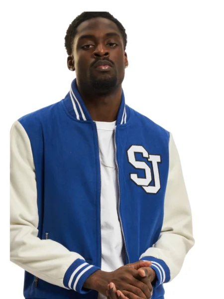 HARVARD BLUE VARSITY FLEECE JACKET WITH FAUX LEATHER SLEEVES The Varsity Jackets got viral in fashion very quickly. Harvard Blue Varsity Fleece Jacket is one of the stunning jackets that every man wants to pick. This Varsity Jackets is made up of high-quality fleece, and its sleeves are made with faux leather. There is typically a color contrast between the fleece and leather to make a contrast look. This Blue Varsity jacket is made as an eye-catching combination of blue and white color that will make you stand out in your circle. The jacket contains ribbed cuffs that give it a fitted stylish look. The Harvard Blue Varsity Fleece Jacket’s front is styled with zipper closure to make you look classy and stylish both. It has a ribbed collar. The jacket’s two sided waist pockets allow you to carry your necessary items with you. If you want to look dashing and chic, this jacket is a must buy outfit for you this winter. Jacket features: • Costume type : Harvard Blue Varsity Fleece Jackets • Material : Fleece • Color : Blue • Front : Zipper Closure • Collar: Ribbed Collar • Sleeves: Faux Leather • Cuff : Ribbed Cuffs • Masterful stitch work • Pockets : Two side waist Pockets • Warm and Comfortable