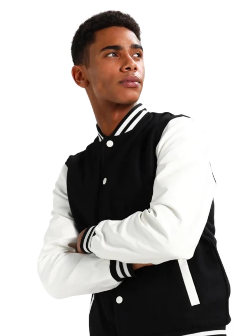 Reynolds Black Varsity Jacket