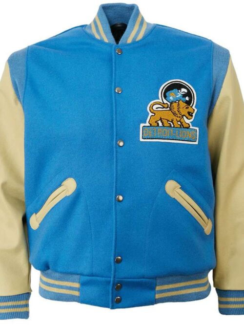 Detroit Lions Stafford 9 Varsity Jacket