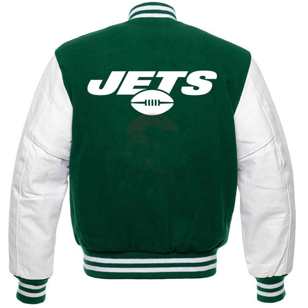 NY Jets Green and White Jacket