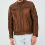 Datson Brown Leather Jacket