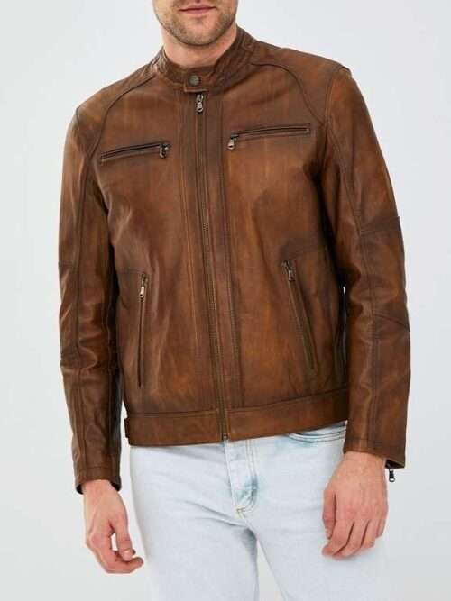 Datson Brown Leather Jacket