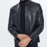 Vintage Leather Jacket Black