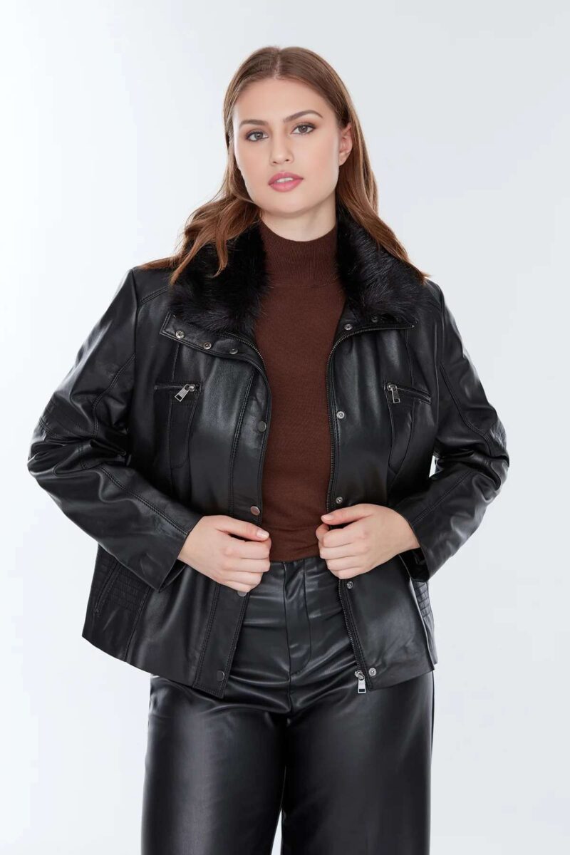 plus size moto jacket