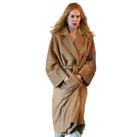 Nicole Kidman Babygirl 2024 Brown Coat