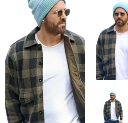 Ryan Reynolds Plaid Jacket