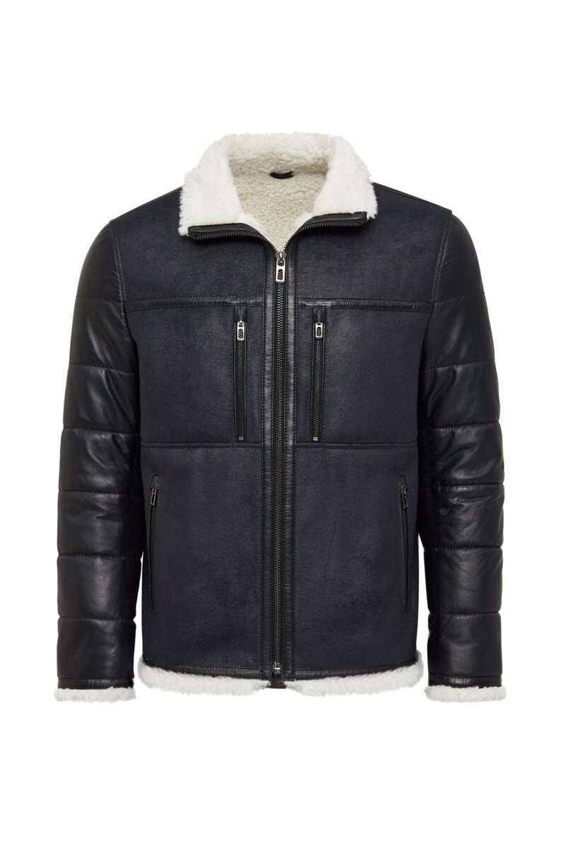 Men's Black Teddy Coat