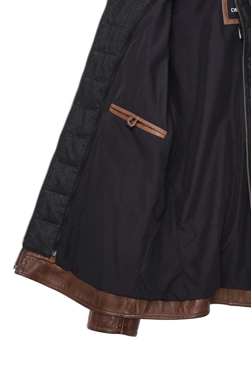 Mbappe Men's Brown Leather Jacket - Image 5